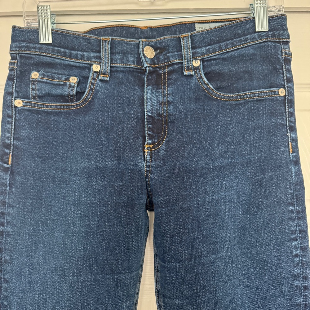 RAG & BONE | high rise blue / bruin denim jeans SIZE 29 - Picture 2 of 10